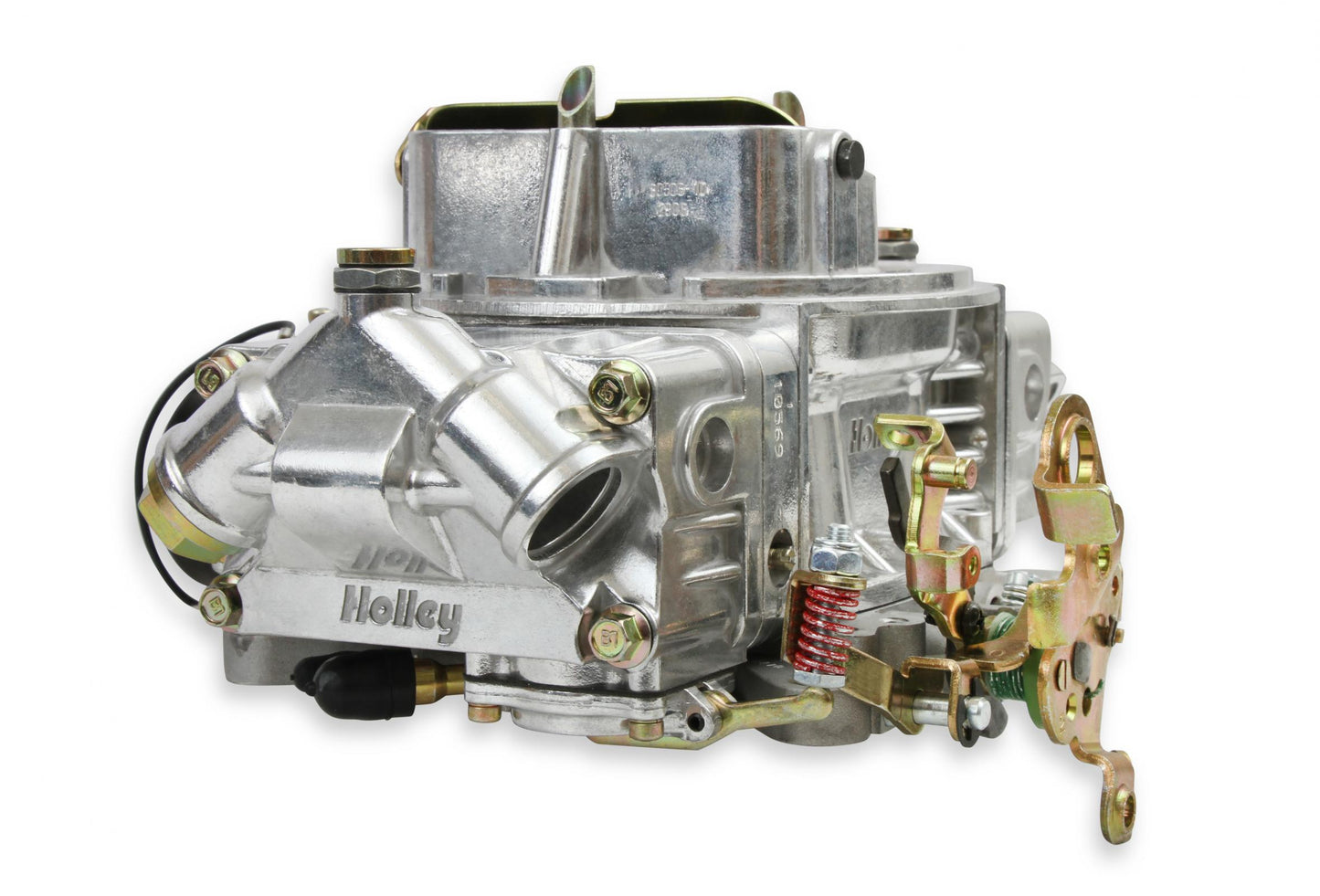 Classic Carburetor 750 CFM 4160 Fuel Inlet Dual Vacuum Secondaries Choke Type Electric Shiny Gasoline Holley-5