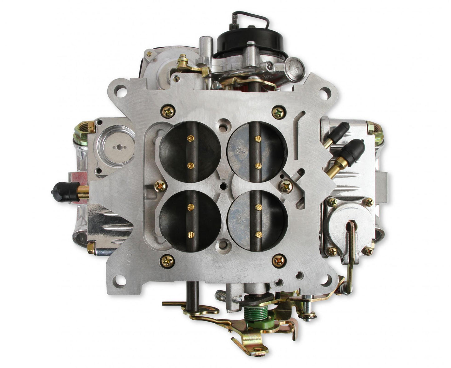 Classic Carburetor 750 CFM 4160 Fuel Inlet Dual Vacuum Secondaries Choke Type Electric Shiny Gasoline Holley-9