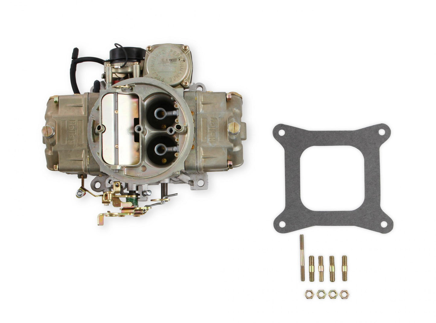 Classic Carburetor 850 CFM 4150 Vacuum Secondaries Gold Dichromate Gasoline Holley-2