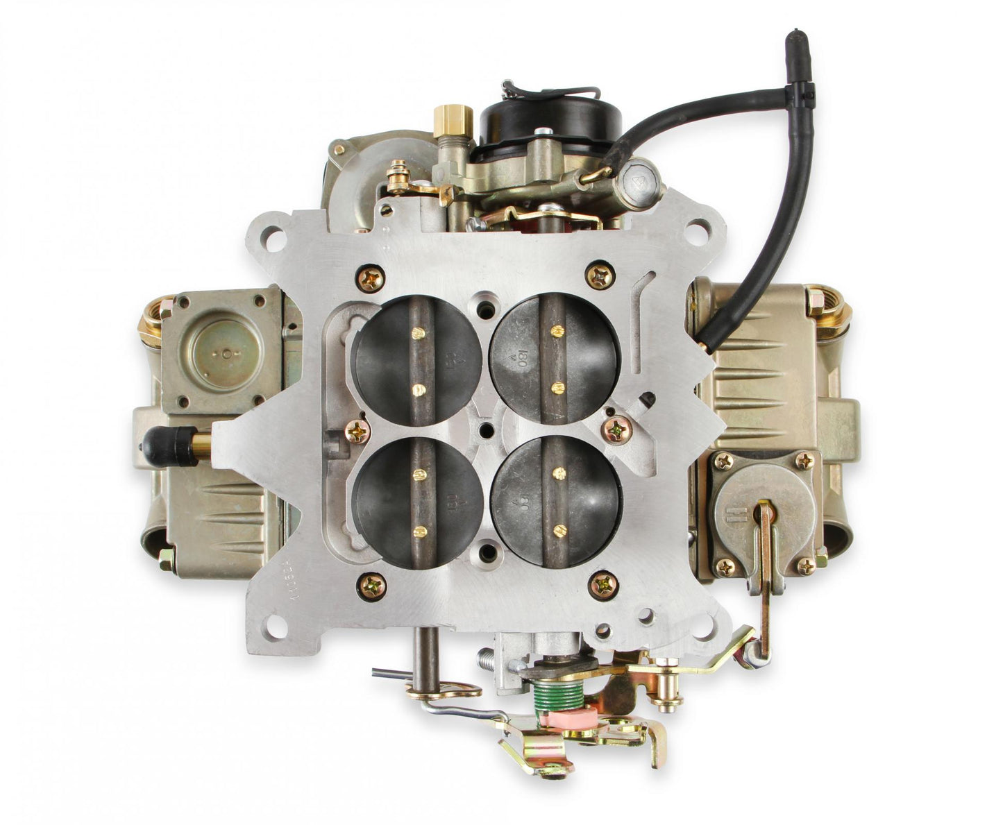 Classic Carburetor 850 CFM 4150 Vacuum Secondaries Gold Dichromate Gasoline Holley-11