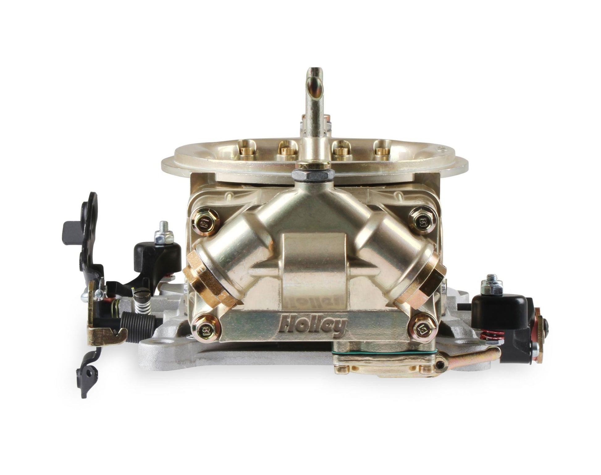 Classic HP Carburetor 650 CFM 4150 Mechanical Secondaries Gold Dichromate Gasoline Holley-1