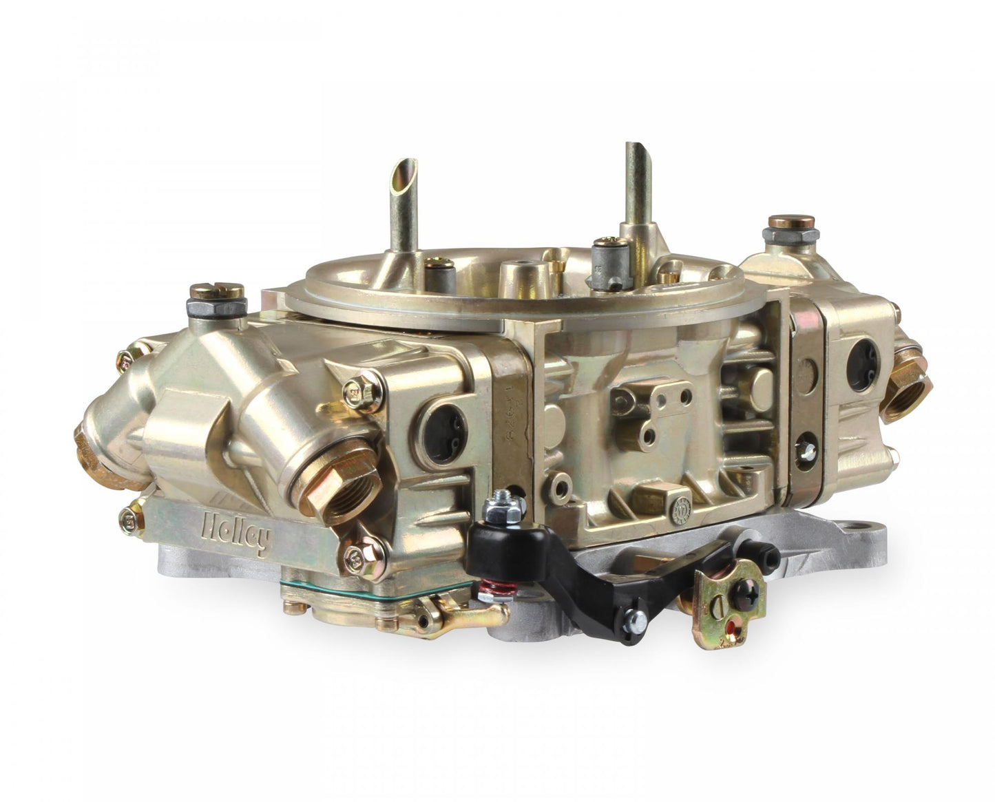 Classic HP Carburetor 650 CFM 4150 Mechanical Secondaries Gold Dichromate Gasoline Holley-2