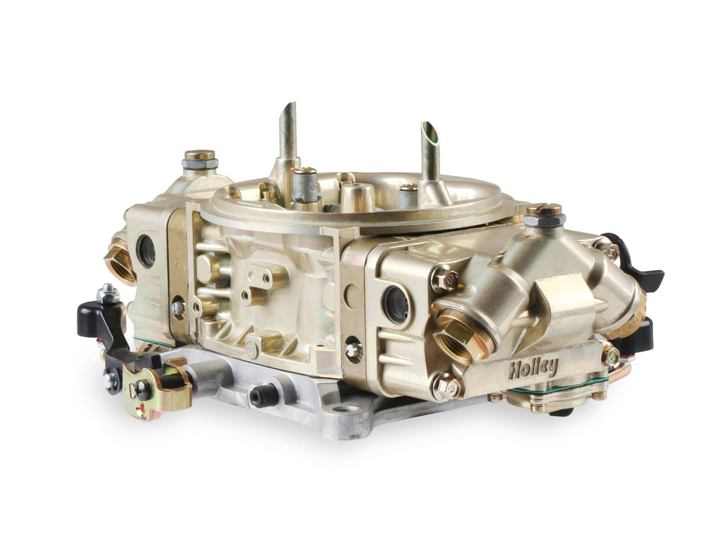 Classic HP Carburetor 650 CFM 4150 Mechanical Secondaries Gold Dichromate Gasoline Holley-3