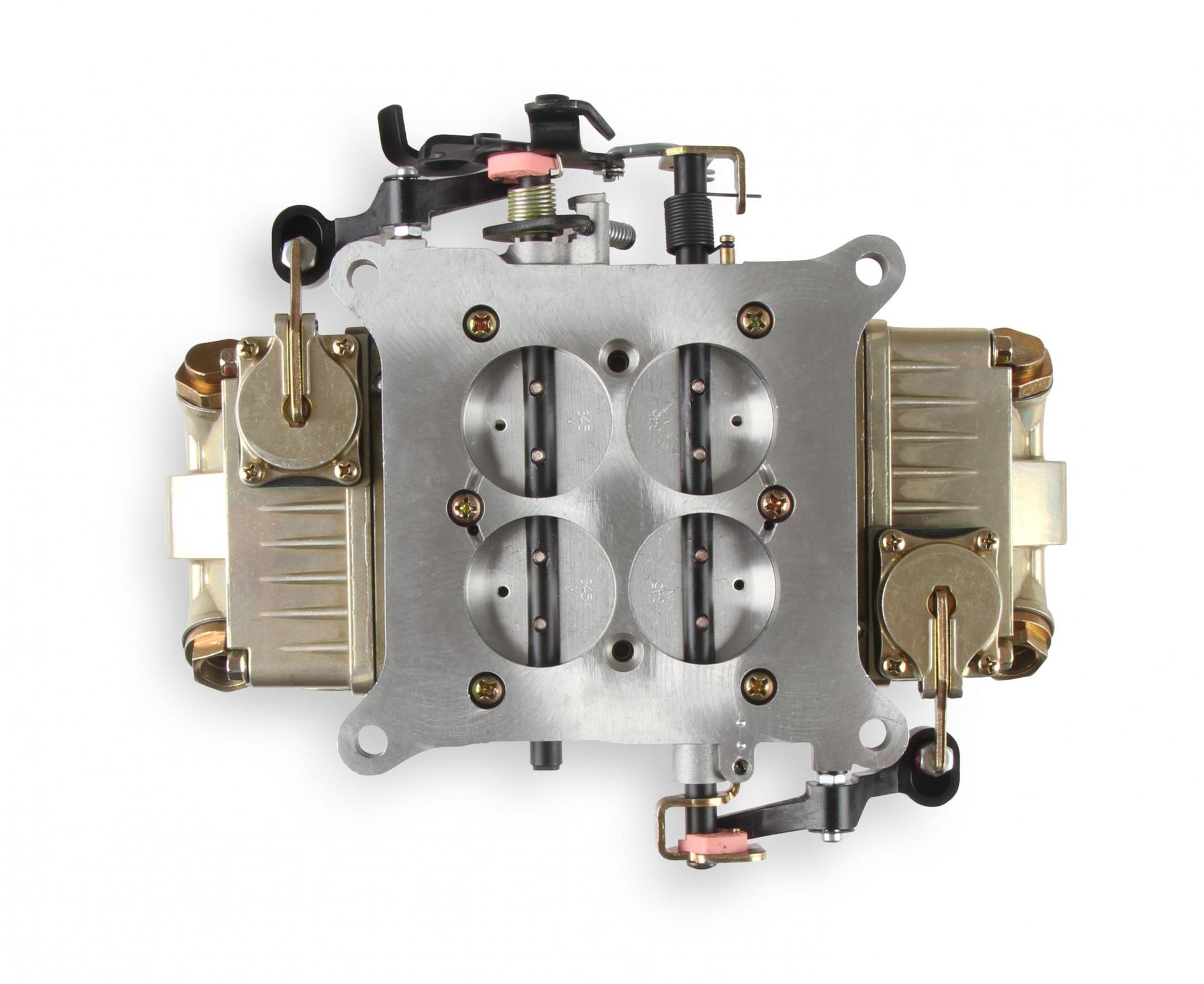 Classic HP Carburetor 650 CFM 4150 Mechanical Secondaries Gold Dichromate Gasoline Holley-7