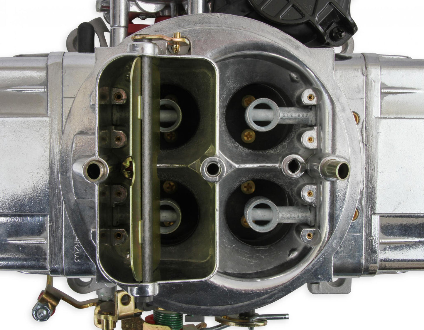 Street Avenger Carburetor 570 CFM 4150 Vacuum Secondaries Shiny Gasoline Holley-19