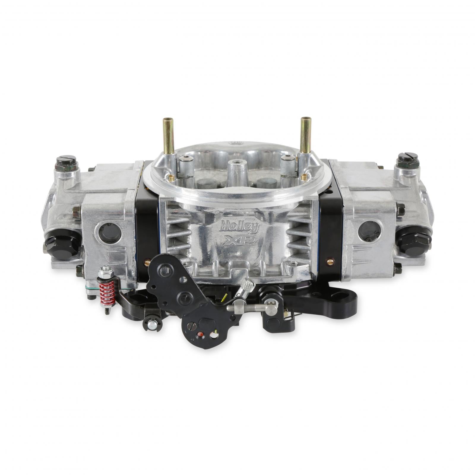 Supercharger XP Carburetor Draw-Thru 600 CFM 4150 Mechanical Secondaries Shiny Gasoline Holley-1