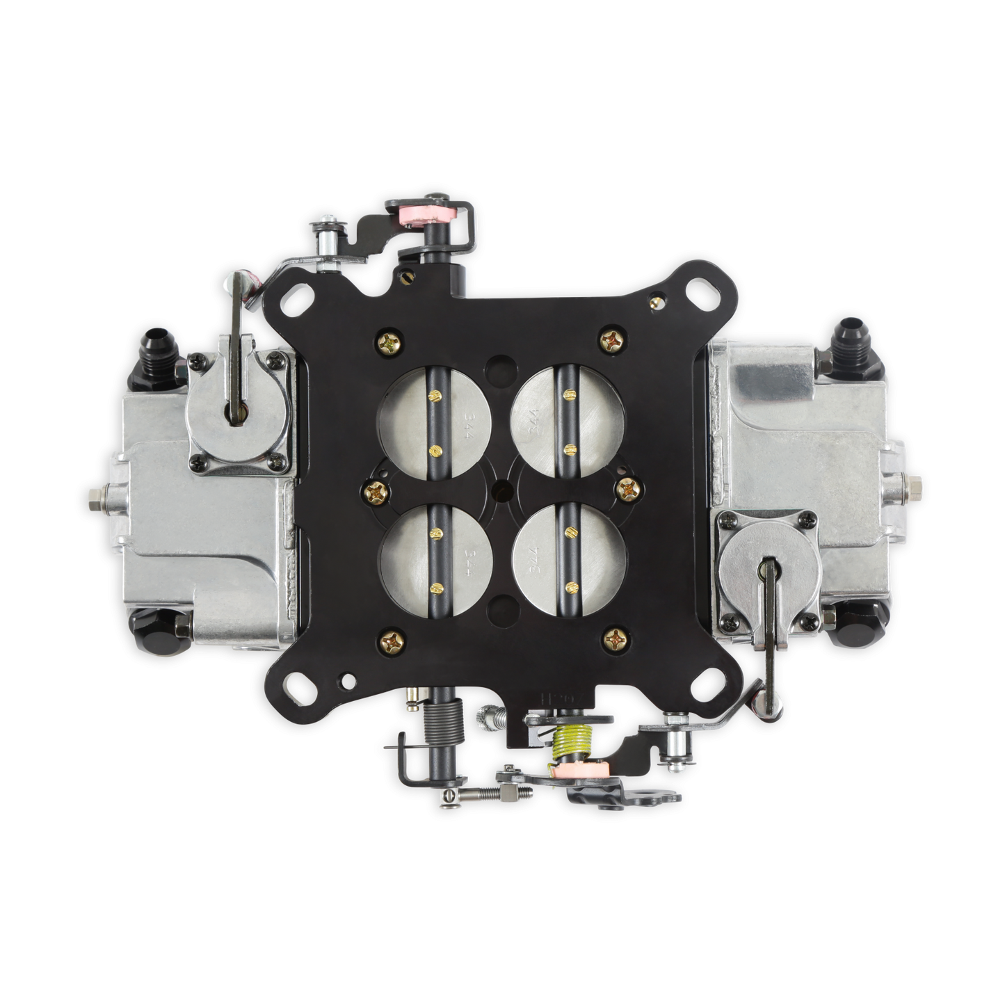 Supercharger XP Carburetor Draw-Thru 600 CFM 4150 Mechanical Secondaries Shiny Gasoline Holley