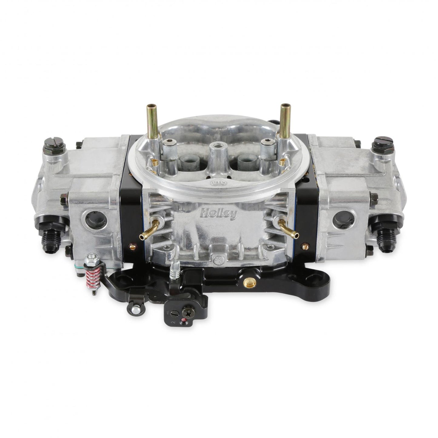 Supercharger XP Carburetor Draw-Thru 600 CFM 4150 Mechanical Secondaries Shiny Gasoline Holley-4