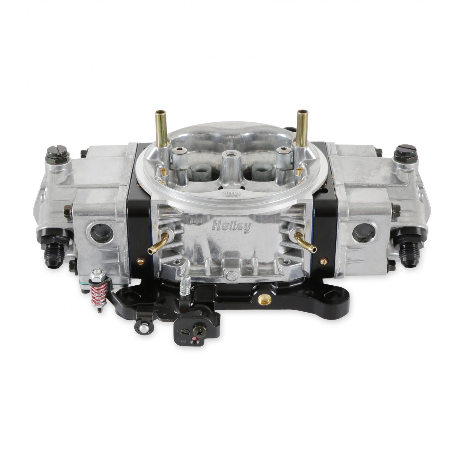 Supercharger XP Carburetor Draw-Thru 600 CFM 4150 Mechanical Secondaries Shiny Gasoline Holley-4