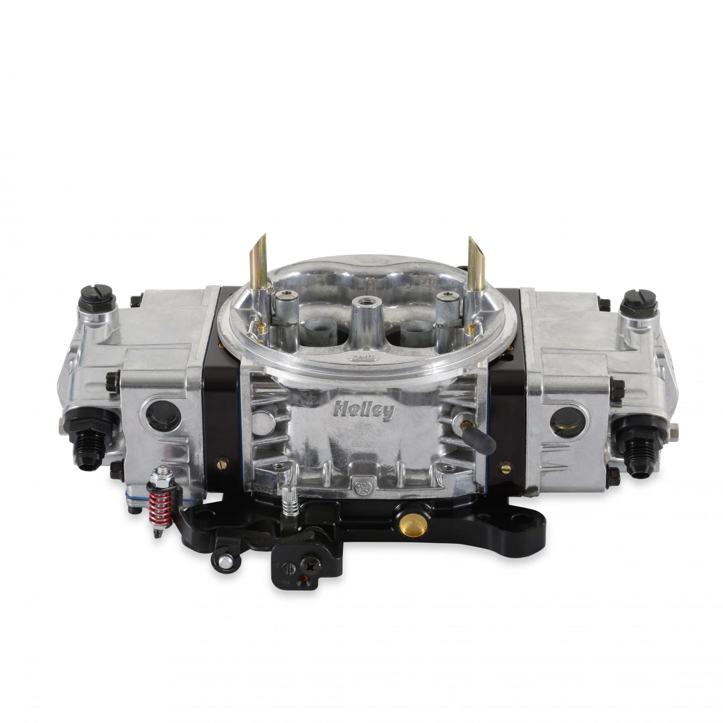 Supercharger XP Carburetor Draw-Thru 750 CFM 4150 Mechanical Secondaries Shiny Gasoline Holley