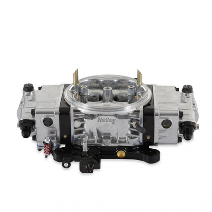 Supercharger XP Carburetor Draw-Thru 750 CFM 4150 Mechanical Secondaries Shiny Gasoline Holley