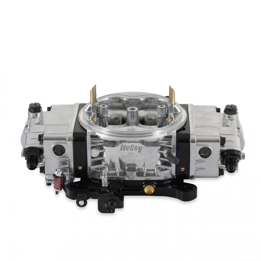 Supercharger XP Carburetor Draw-Thru 750 CFM 4150 Mechanical Secondaries Shiny Gasoline Holley