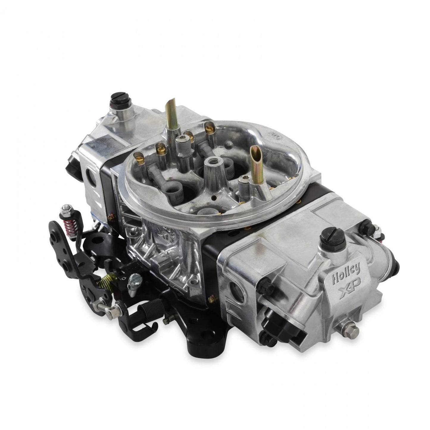Supercharger XP Carburetor Draw-Thru 750 CFM 4150 Mechanical Secondaries Shiny Gasoline Holley-2