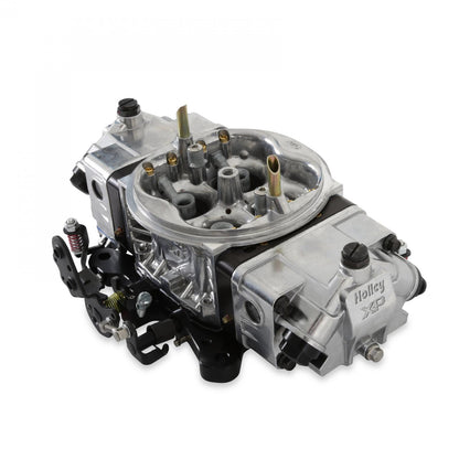 Supercharger XP Carburetor Draw-Thru 750 CFM 4150 Mechanical Secondaries Shiny Gasoline Holley-2