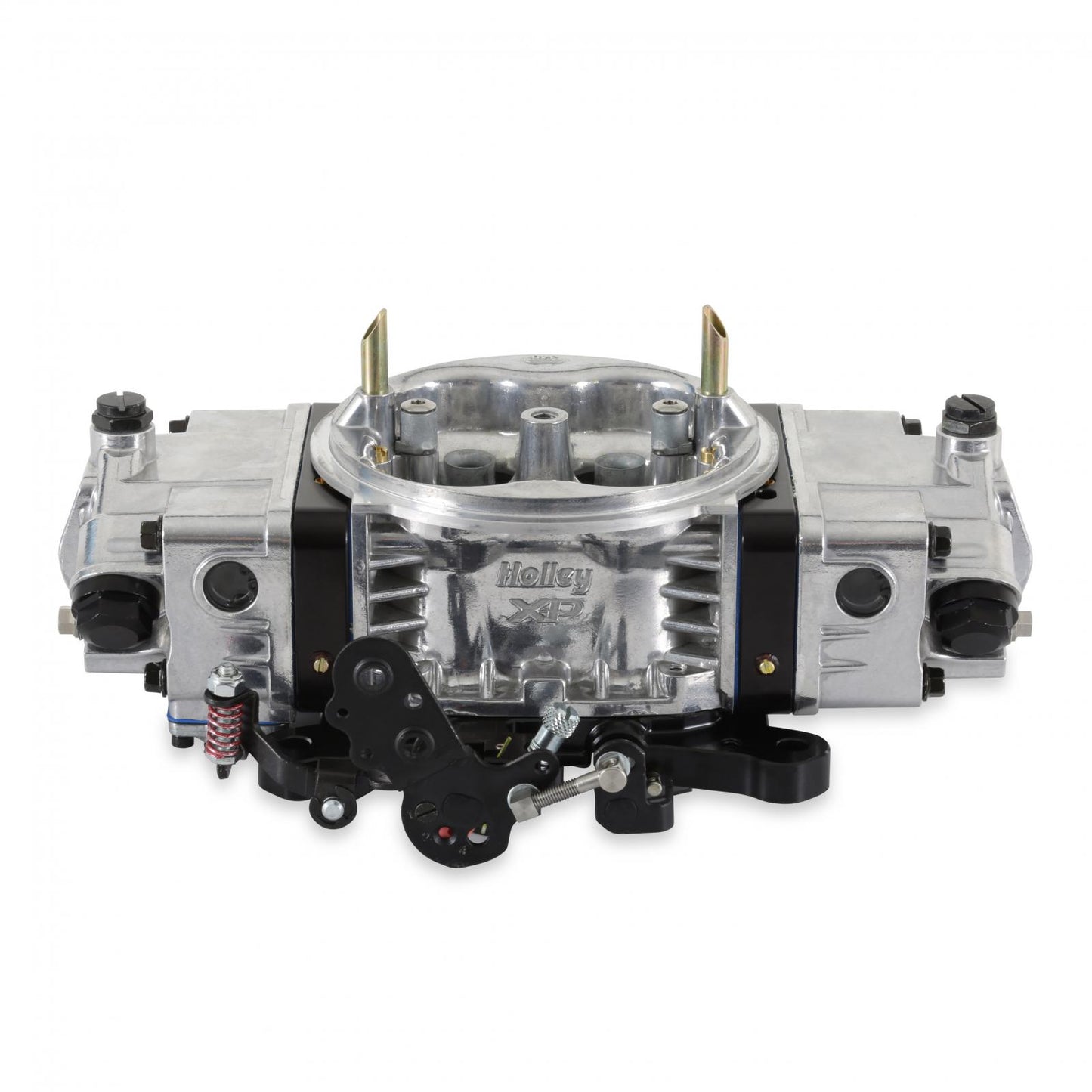 Supercharger XP Carburetor Draw-Thru 750 CFM 4150 Mechanical Secondaries Shiny Gasoline Holley-4