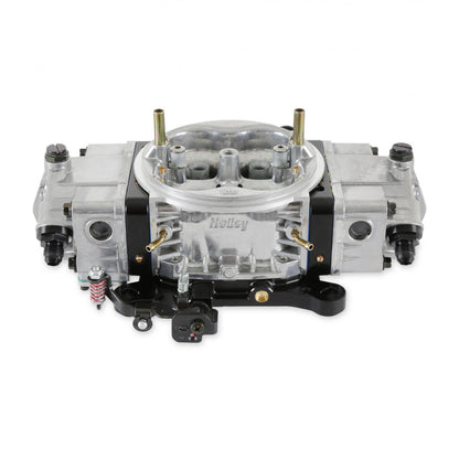 Supercharger XP Carburetor Draw-Thru 950 CFM 4150 Mechanical Secondaries Shiny Gasoline Holley-4