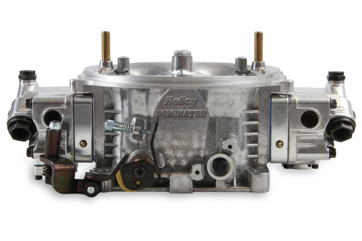 Dominator SP Carburetor 1050 CFM 4500 Mechanical Secondaries Idle Air Bleed Size 57.0 Shiny Gasoline Holley