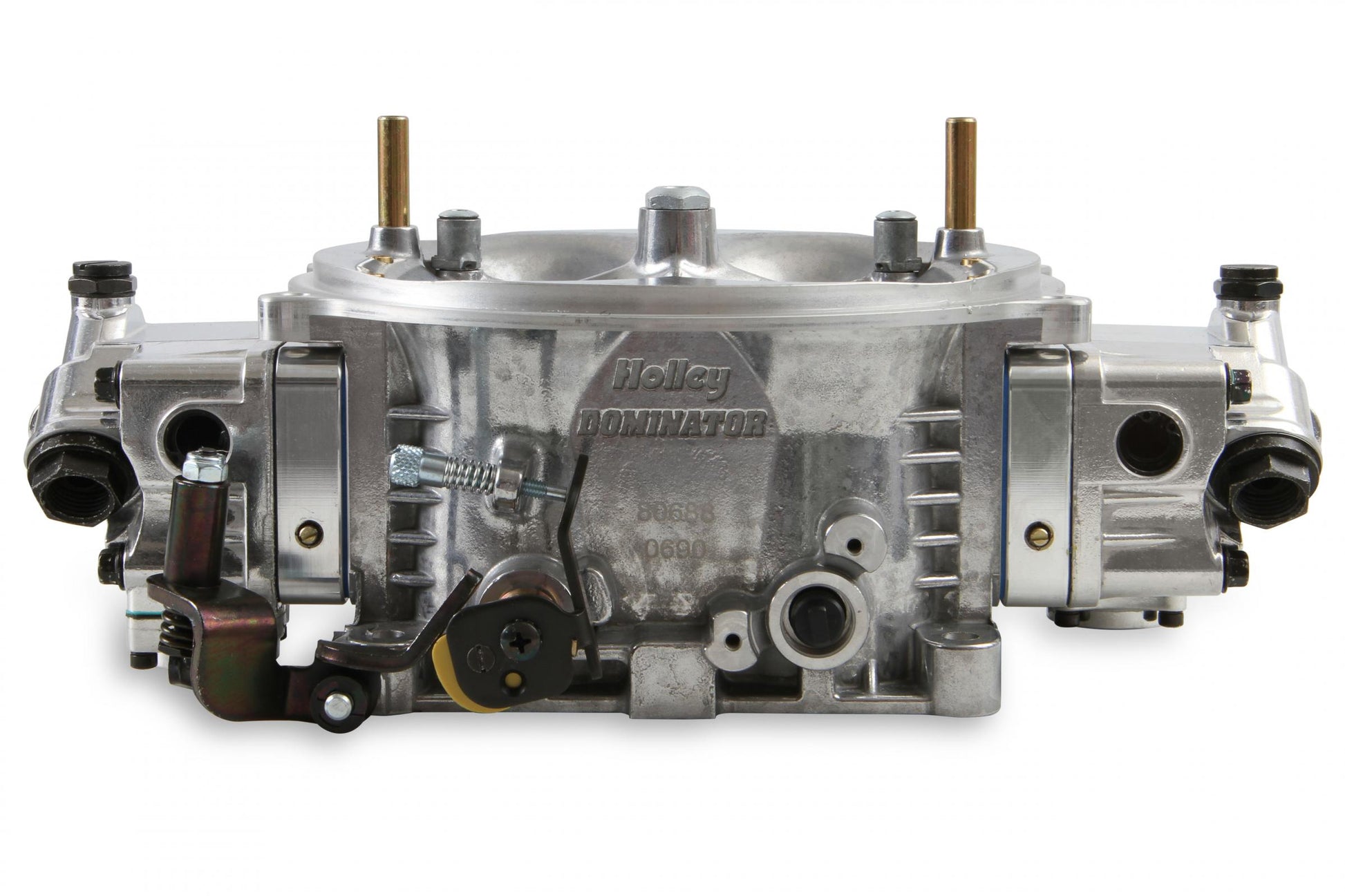 Dominator SP Carburetor 1050 CFM 4500 Mechanical Secondaries Idle Air Bleed Size 57.0 Shiny Gasoline Holley