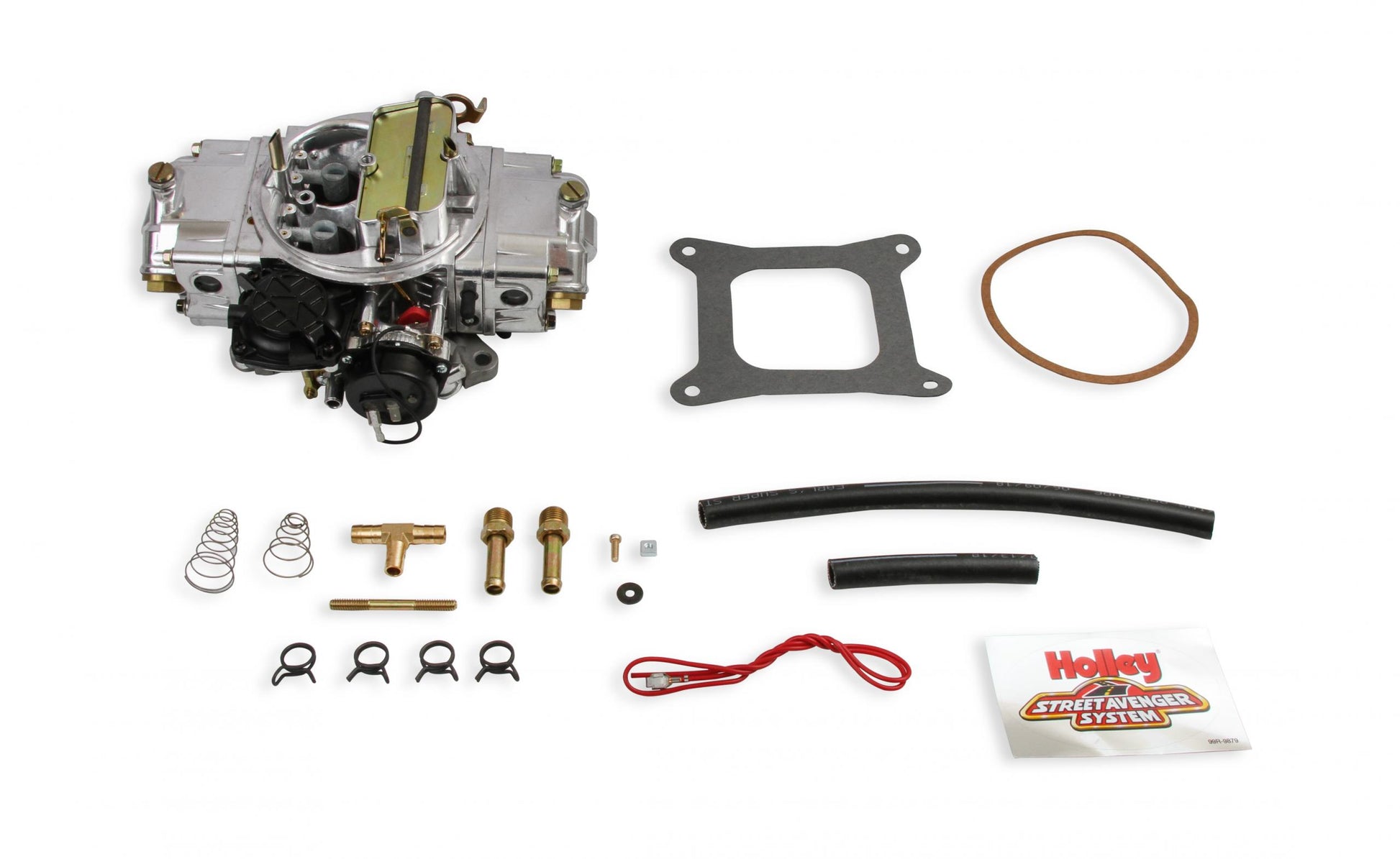 Street Avenger Carburetor 770 CFM 4150 Vacuum Secondaries Shiny Gasoline Holley-1