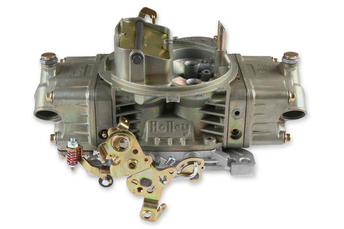 Classic Carburetor 650 CFM 4150 Vacuum Secondaries Gold Dichromate Gasoline Holley-5
