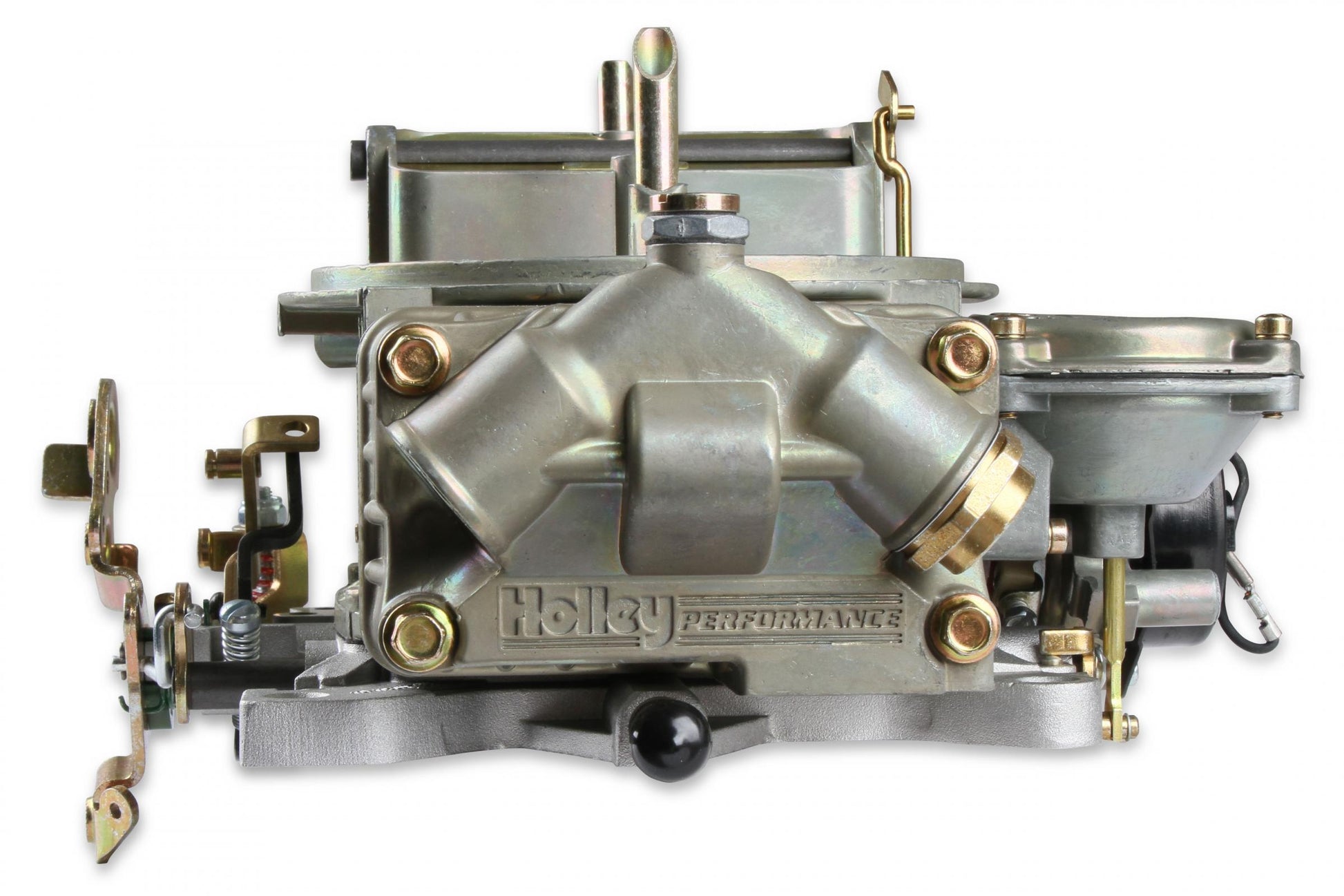 Classic Carburetor 650 CFM 4150 Vacuum Secondaries Gold Dichromate Gasoline Holley-7