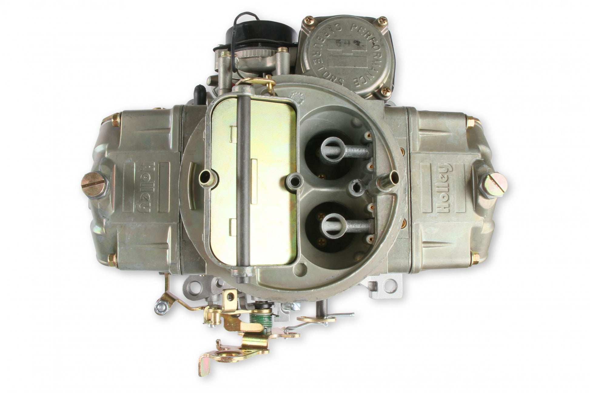 Classic Carburetor 650 CFM 4150 Vacuum Secondaries Gold Dichromate Gasoline Holley-9