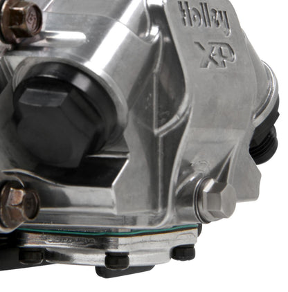Aluminum Ultra XP Circle Track Carburetor 650 CFM 4150 Mechanical Secondaries Shiny Gasoline Holley-3