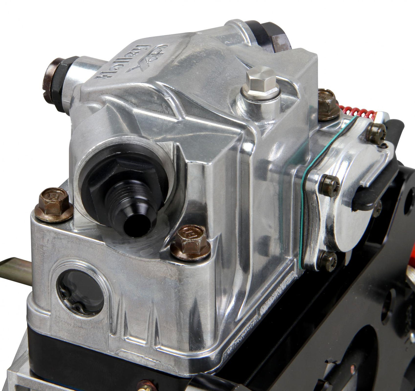 Aluminum Ultra XP Circle Track Carburetor 650 CFM 4150 Mechanical Secondaries Shiny Gasoline Holley-4