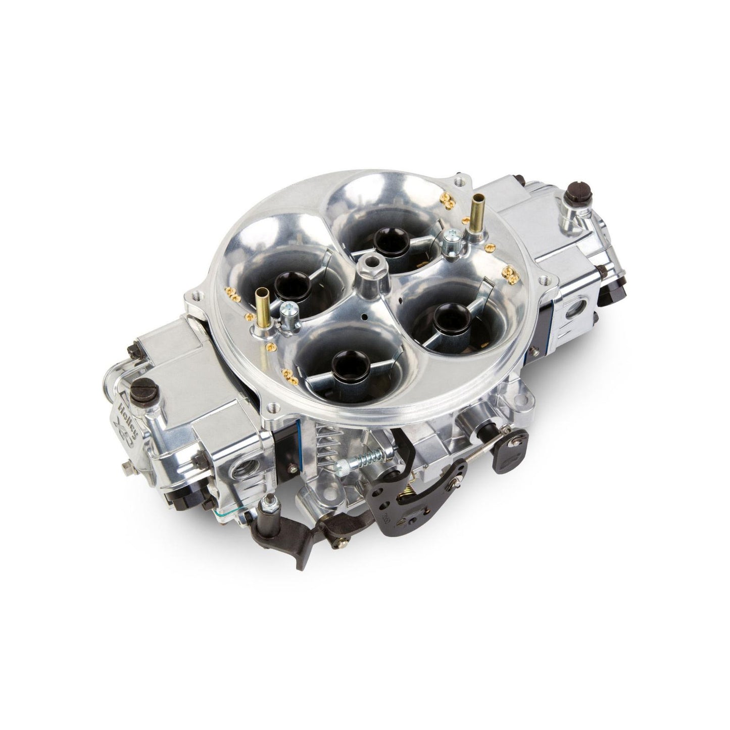 Gen 3 Ultra Dominator Carburetor Black 1050 CFM 4500 Mechanical Secondaries Idle Air Bleed Size 53.0 Shiny Gasoline Holley