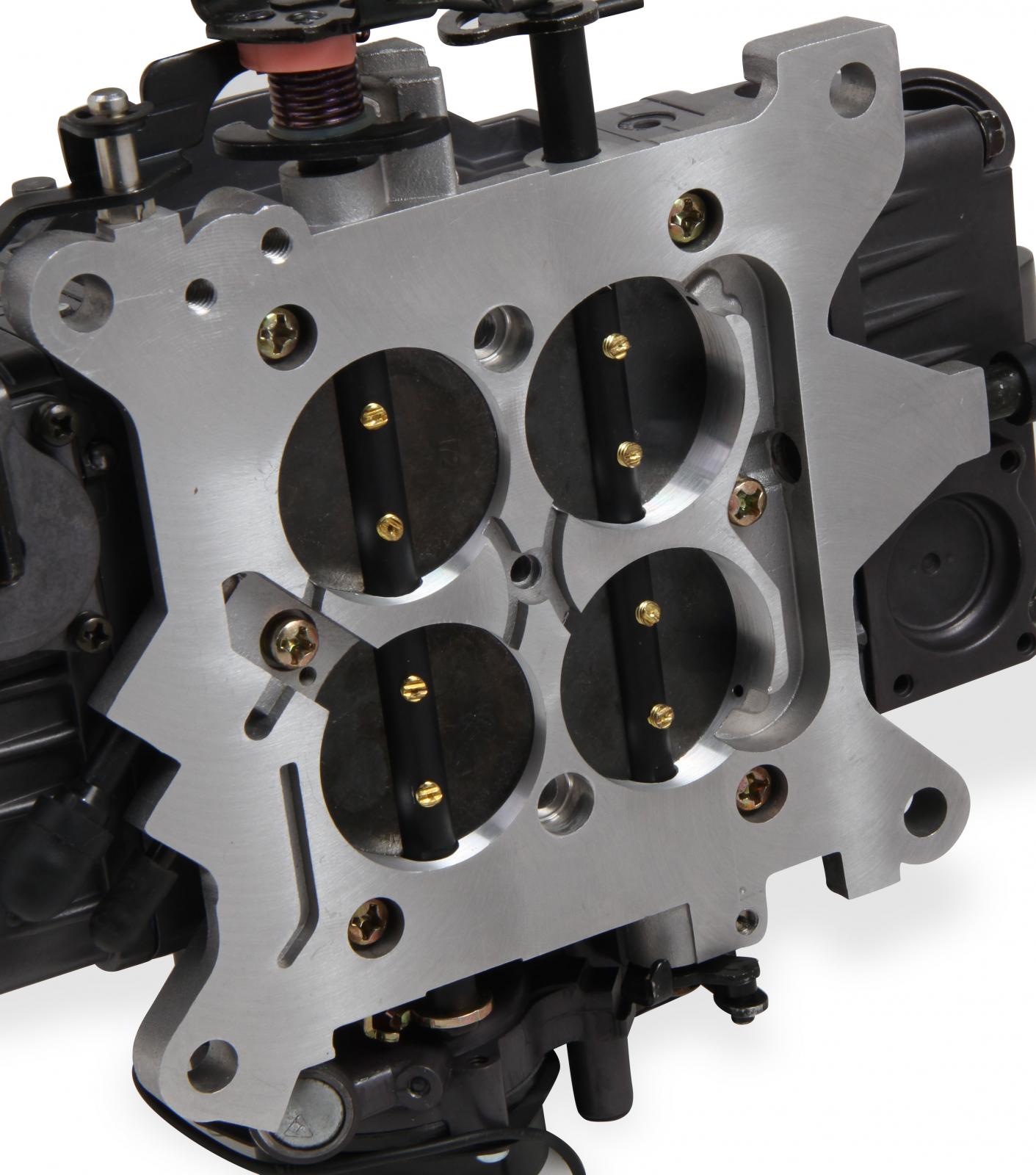 Aluminum Marine Avenger Carburetor 570 CFM 4150 Vacuum Secondaries Hard Core Gray Gasoline Holley-1