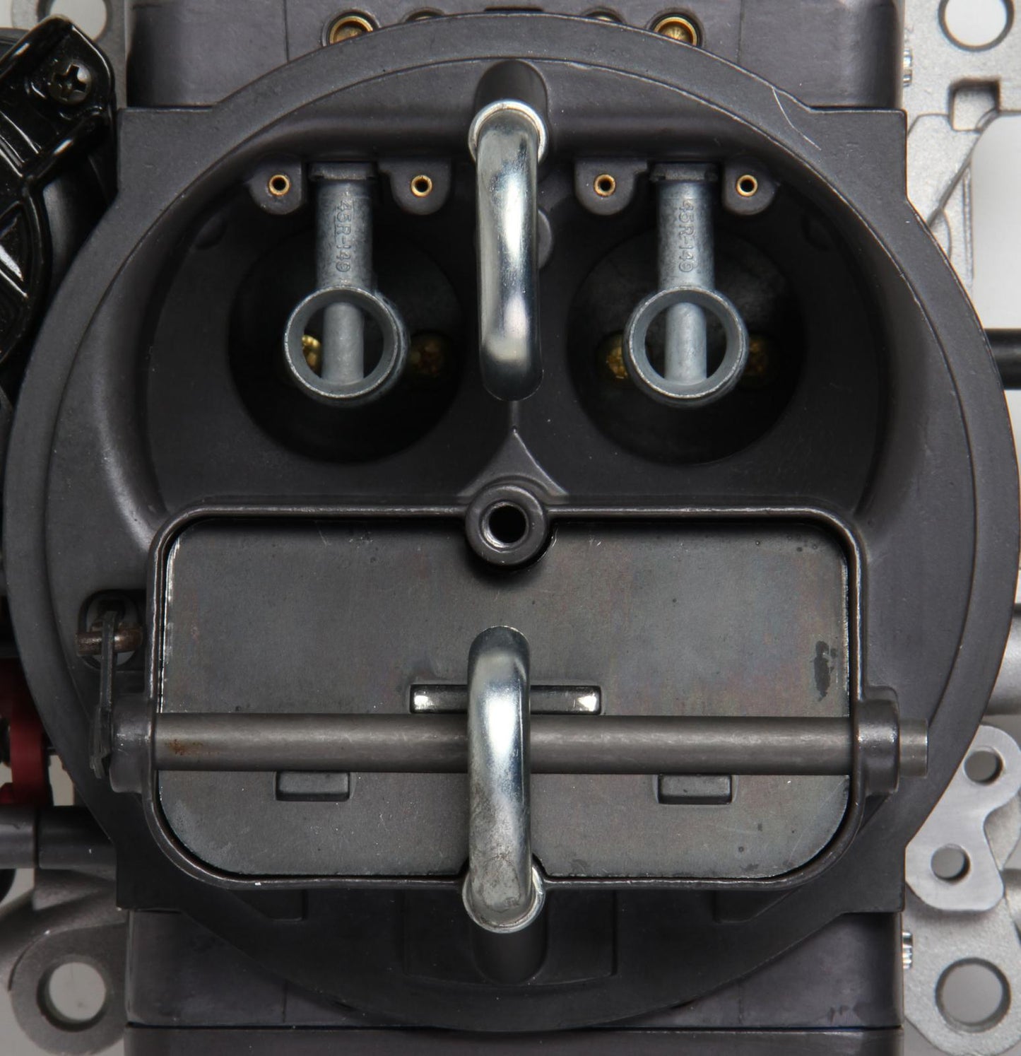Aluminum Marine Avenger Carburetor 570 CFM 4150 Vacuum Secondaries Hard Core Gray Gasoline Holley-2
