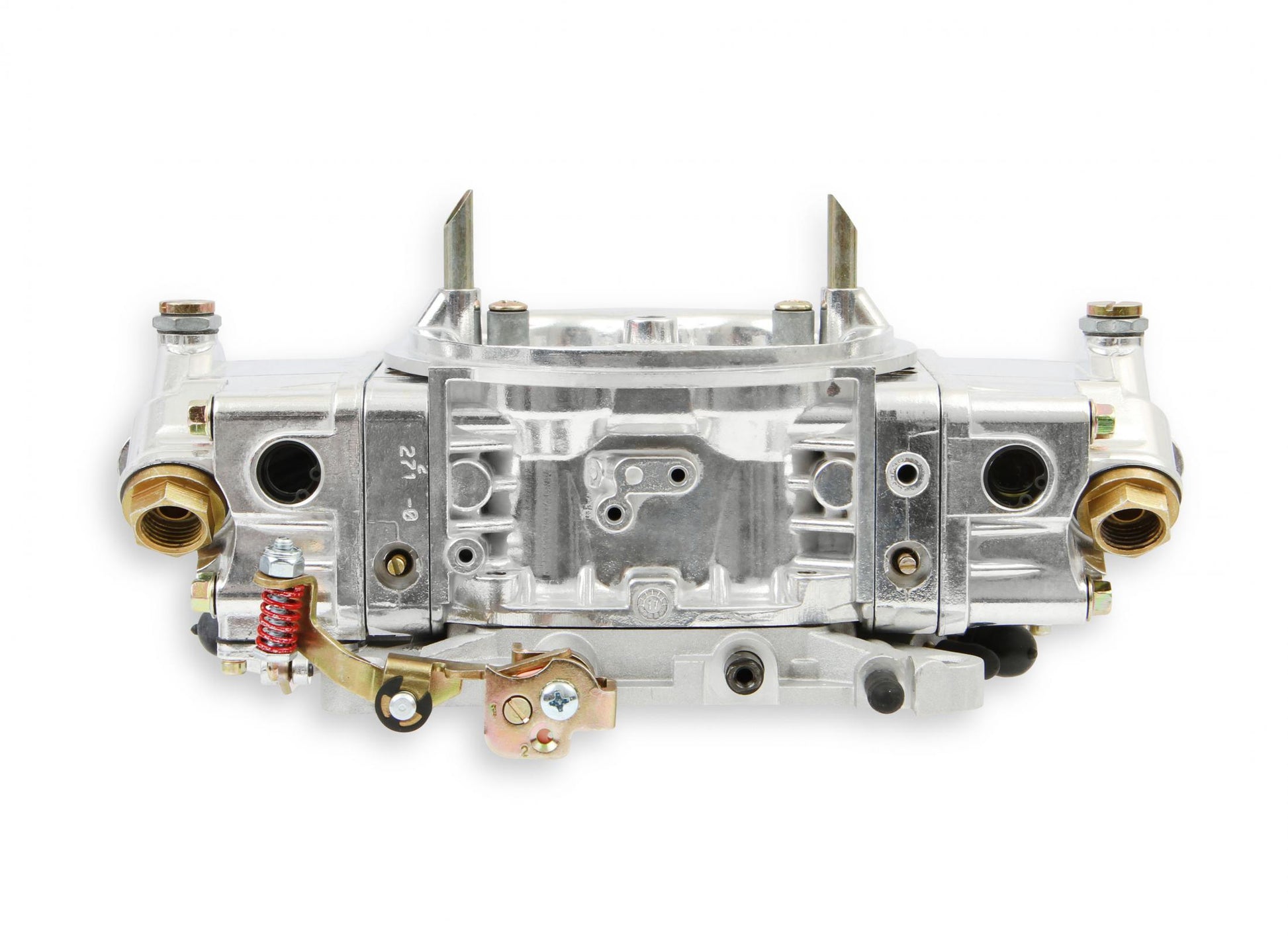Aluminum Street HP Carburetor 650 CFM 4150 Mechanical Secondaries Shiny Gasoline Holley-5