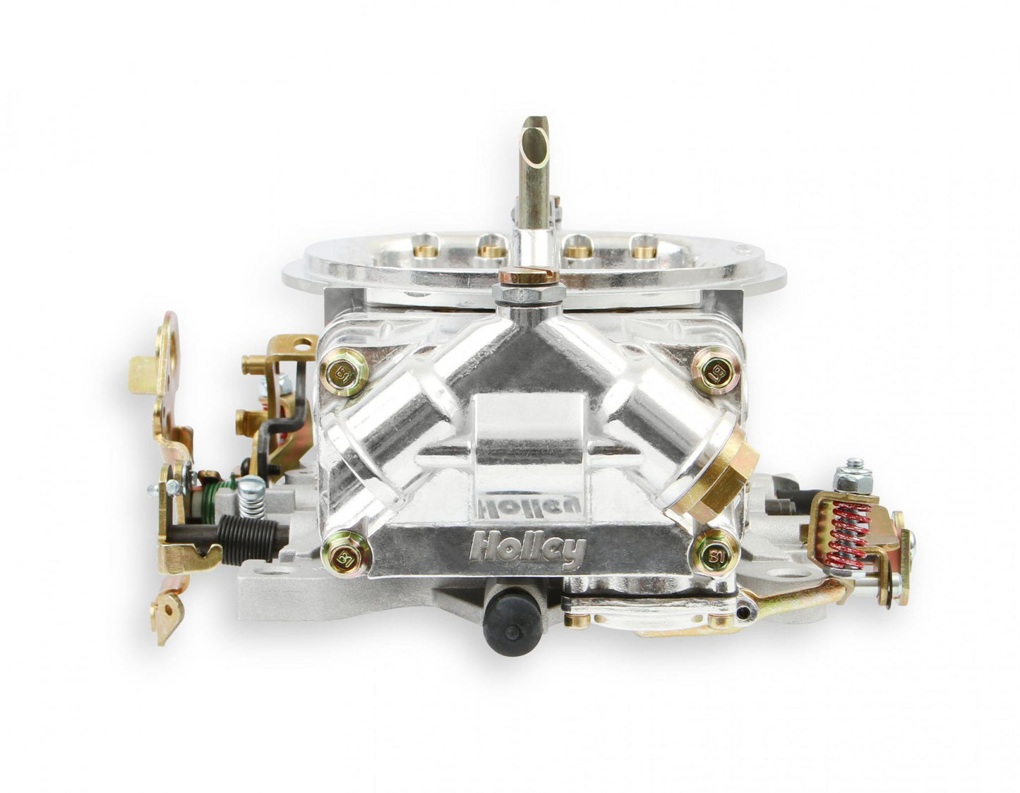 Aluminum Street HP Carburetor 650 CFM 4150 Mechanical Secondaries Shiny Gasoline Holley-6