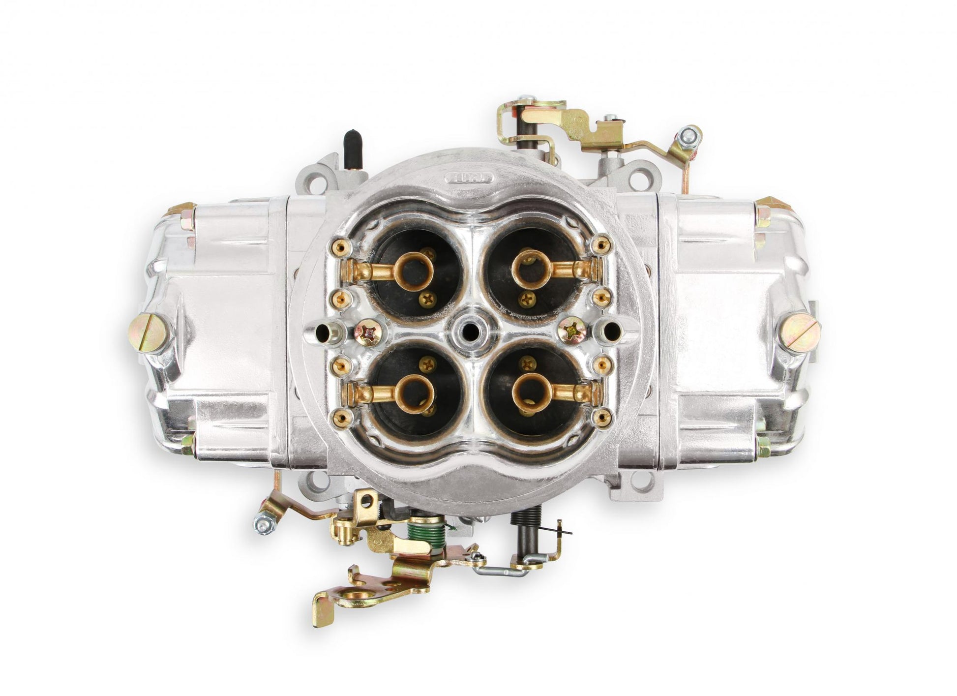 Aluminum Street HP Carburetor 650 CFM 4150 Mechanical Secondaries Shiny Gasoline Holley-8
