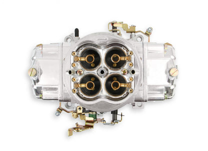 Aluminum Street HP Carburetor 650 CFM 4150 Mechanical Secondaries Shiny Gasoline Holley-8