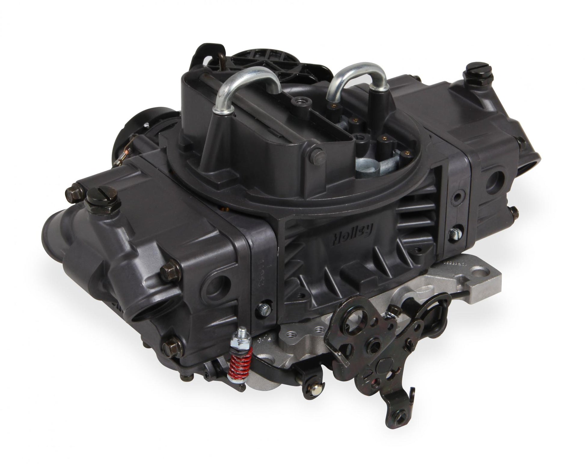 Aluminum Marine Avenger Carburetor 670 CFM 4150 Vacuum Secondaries Hard Core Gray Gasoline Holley