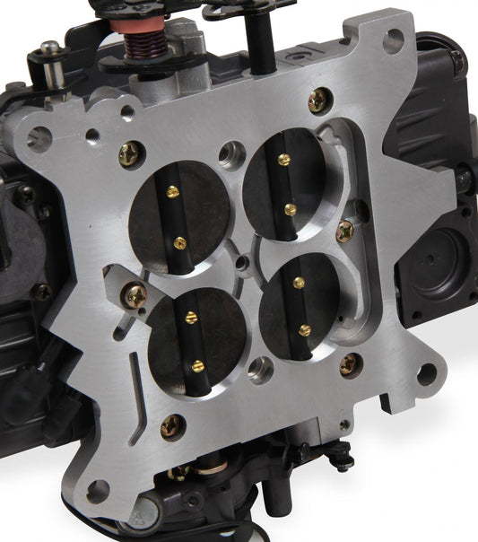 Aluminum Marine Avenger Carburetor 670 CFM 4150 Vacuum Secondaries Hard Core Gray Gasoline Holley-1