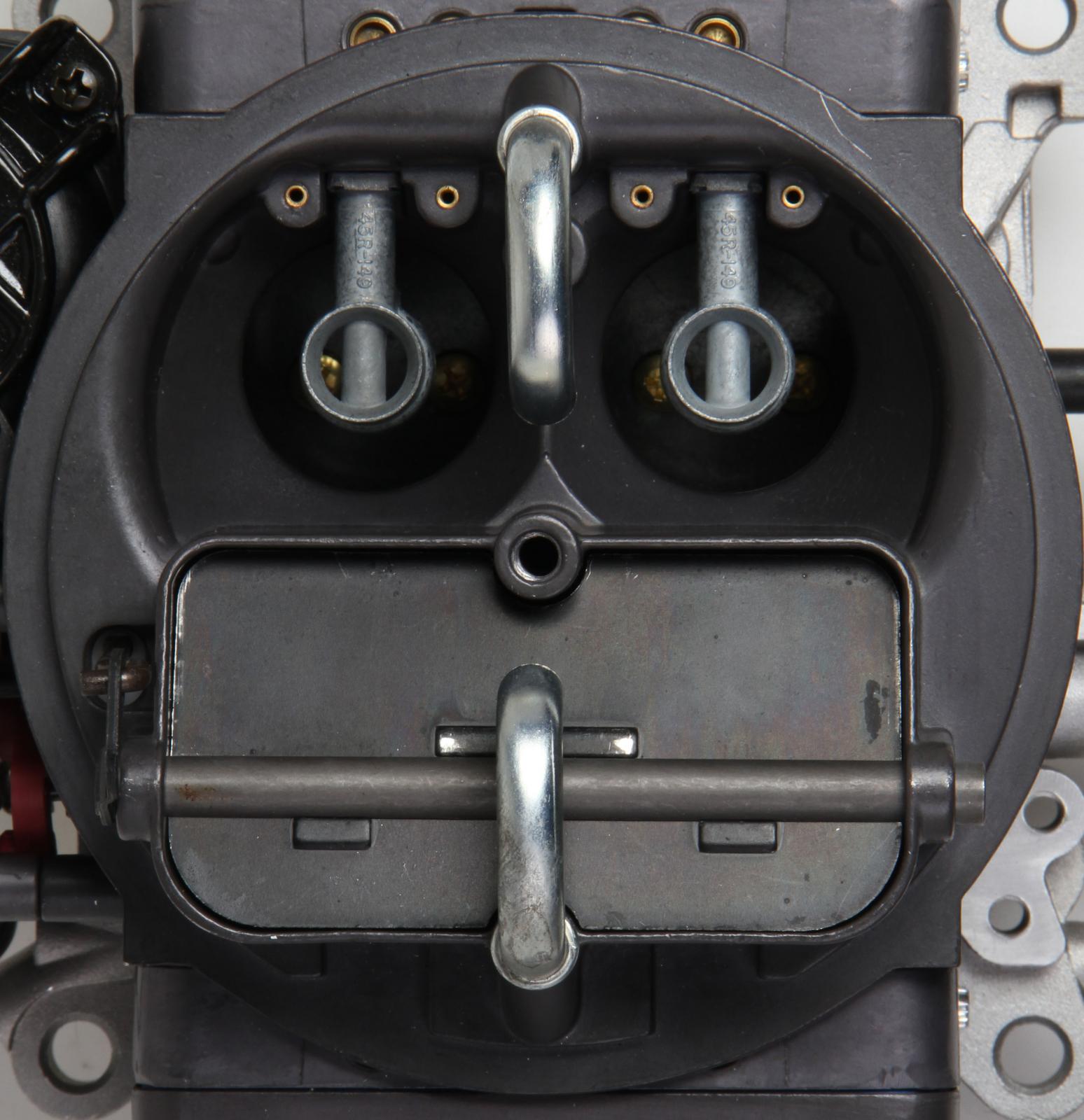 Aluminum Marine Avenger Carburetor 670 CFM 4150 Vacuum Secondaries Hard Core Gray Gasoline Holley-2