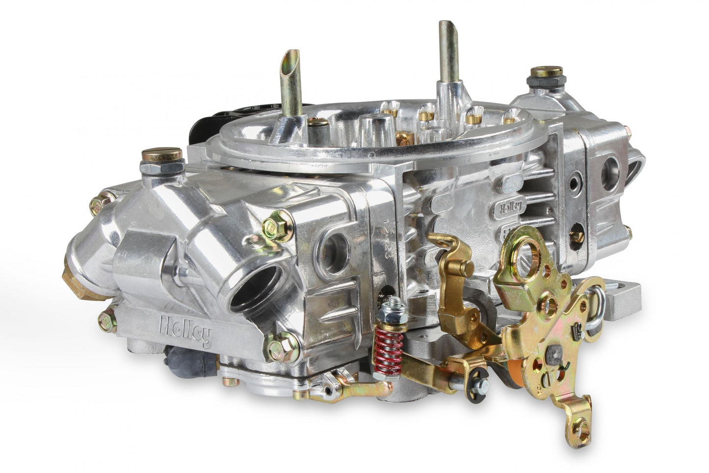 Aluminum Street HP Carburetor 750 CFM 4150 Vacuum Secondaries Shiny Gasoline Holley-3