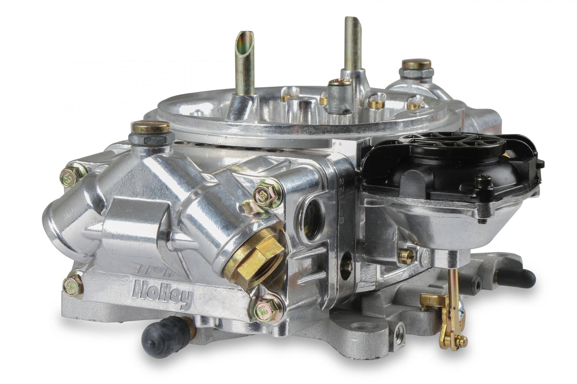 Aluminum Street HP Carburetor 750 CFM 4150 Vacuum Secondaries Shiny Gasoline Holley-6