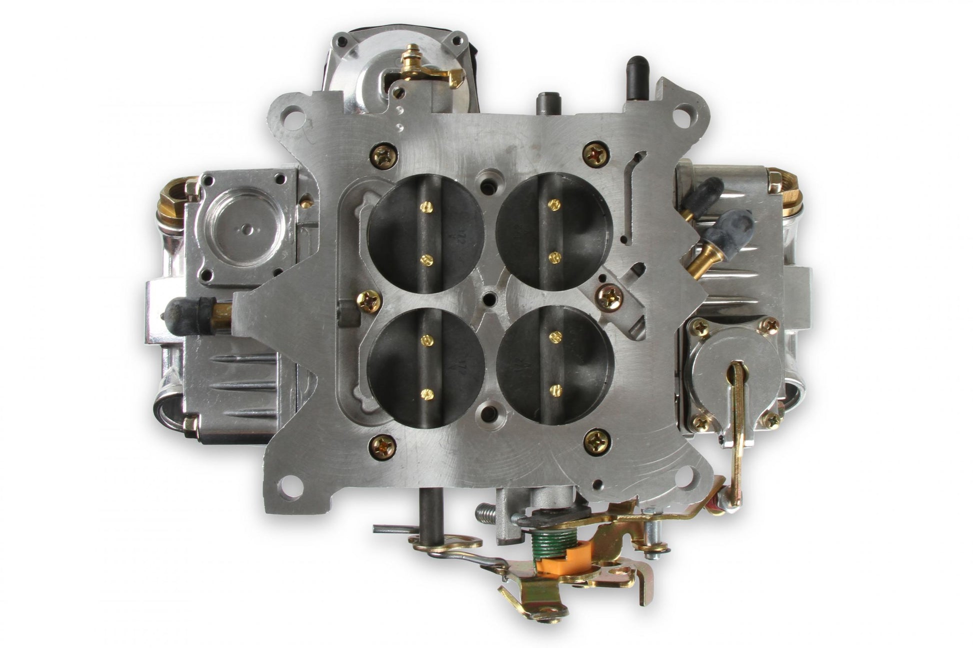 Aluminum Street HP Carburetor 750 CFM 4150 Vacuum Secondaries Shiny Gasoline Holley-8