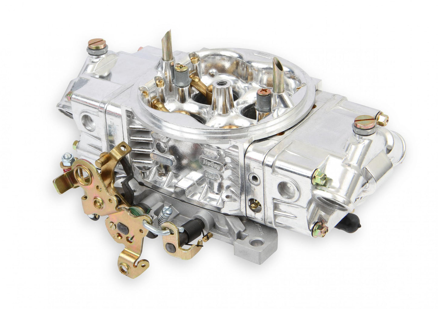 Aluminum Street HP Carburetor 850 CFM 4150 Mechanical Secondaries Shiny Gasoline Holley-1