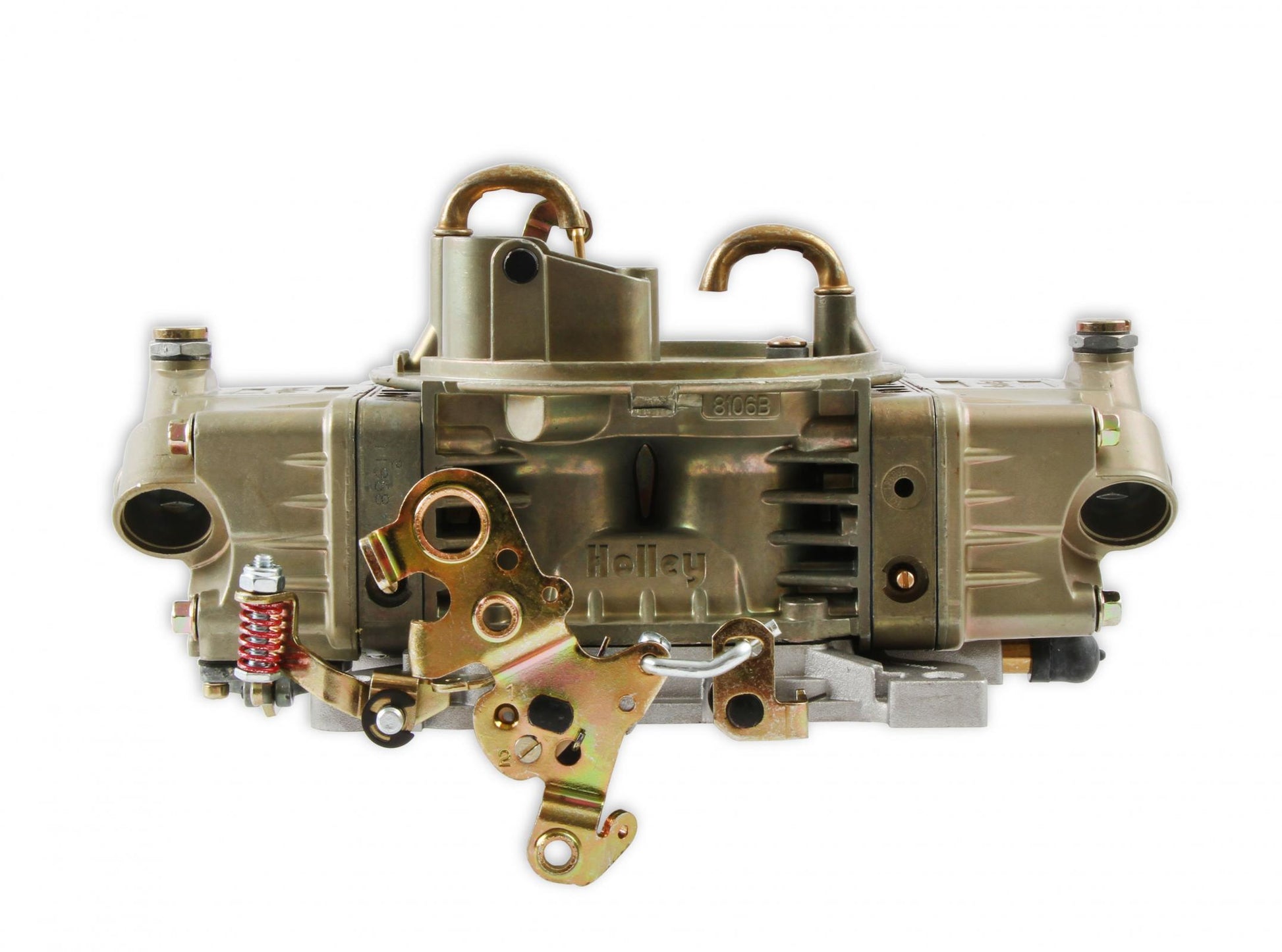 Marine Carburetor 750 CFM 4150 Vacuum Secondaries Gold Dichromate Gasoline Holley-4