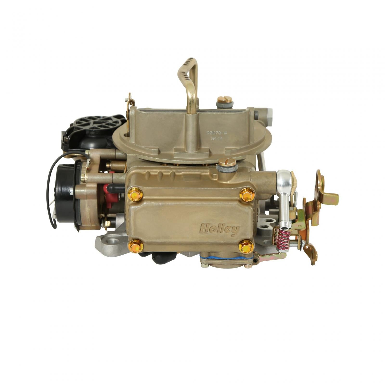 Off-Road Truck Avenger Carburetor 670 CFM 4150 Vacuum Secondaries Gold Dichromate Gasoline Holley-6