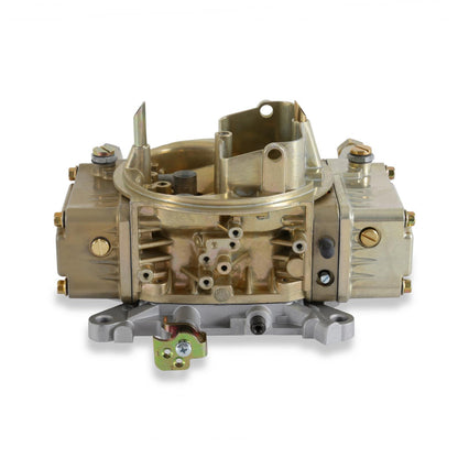 Tunnel Ram Carburetor 450 CFM 4160 Mechanical Secondaries Gold Dichromate Gasoline Holley-4