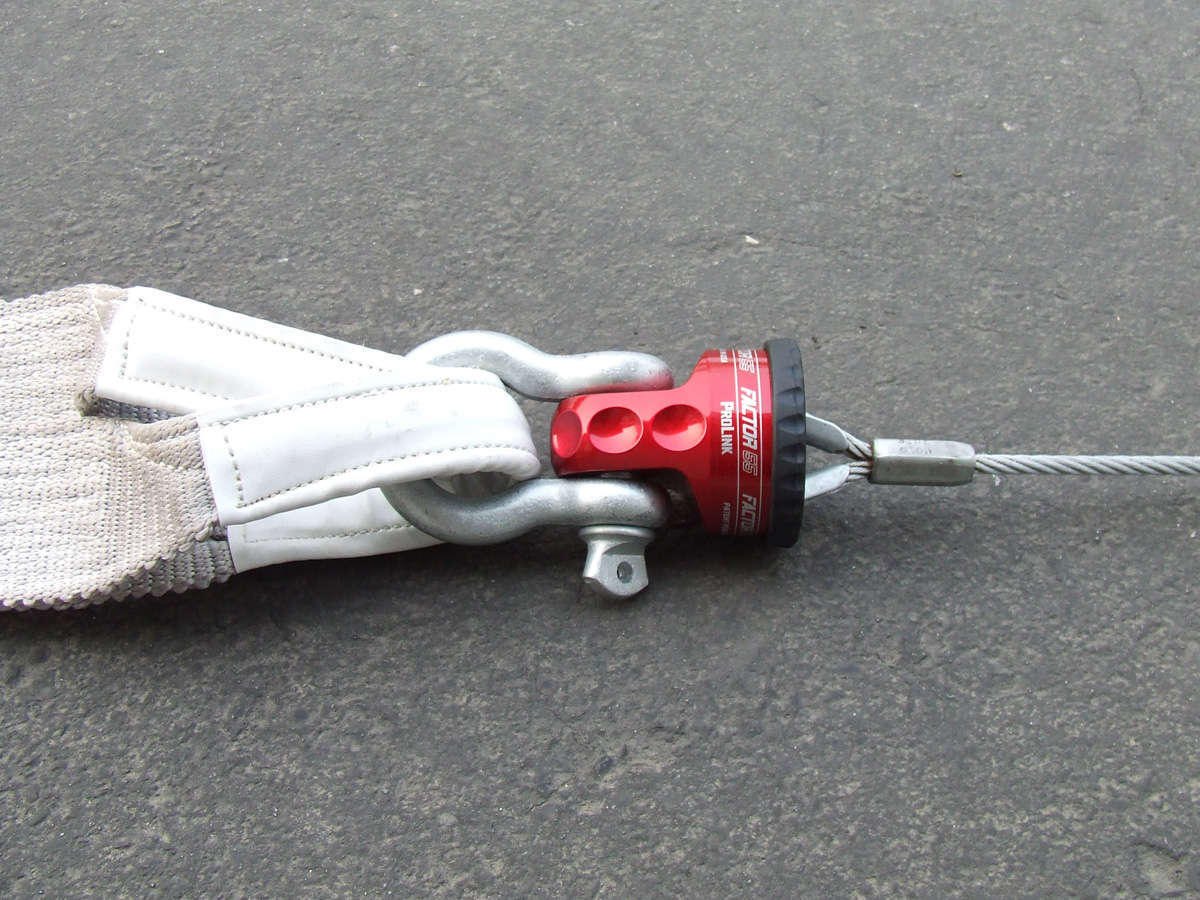 ProLink Winch Shackle Mount Assembly Red Factor 55-3
