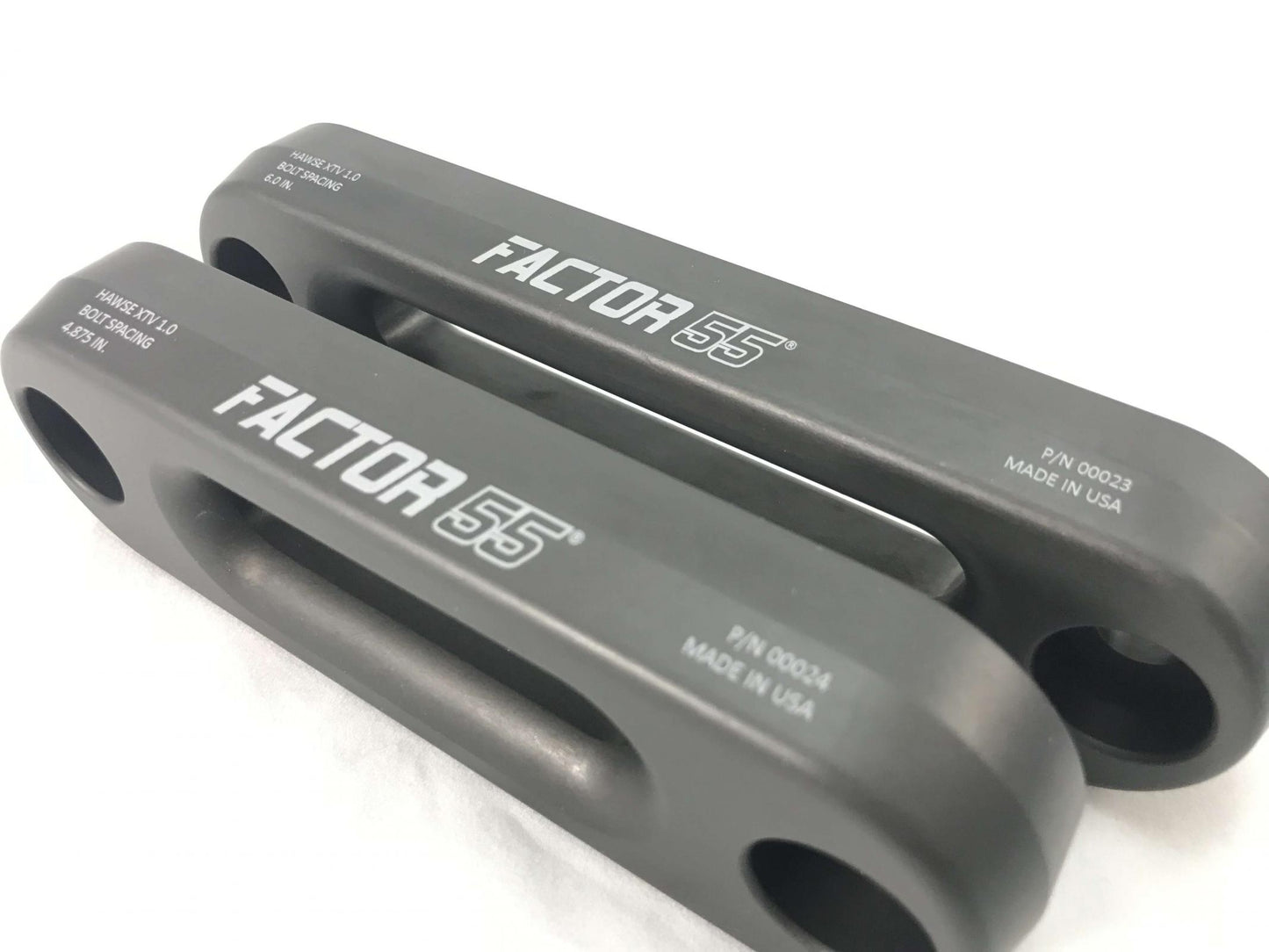 Factor 55 XTV Hawse Fairlead 6 Inch Powersports UTV/ATV Gun Metal Gray Factor 55