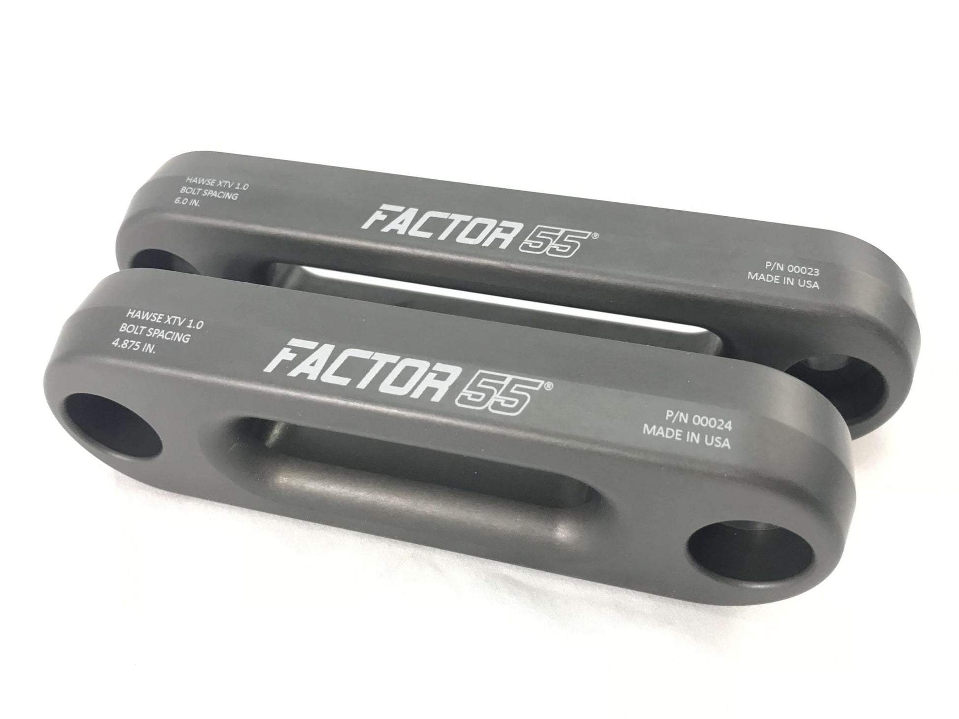 Factor 55 XTV Hawse Fairlead 6 Inch Powersports UTV/ATV Gun Metal Gray Factor 55
