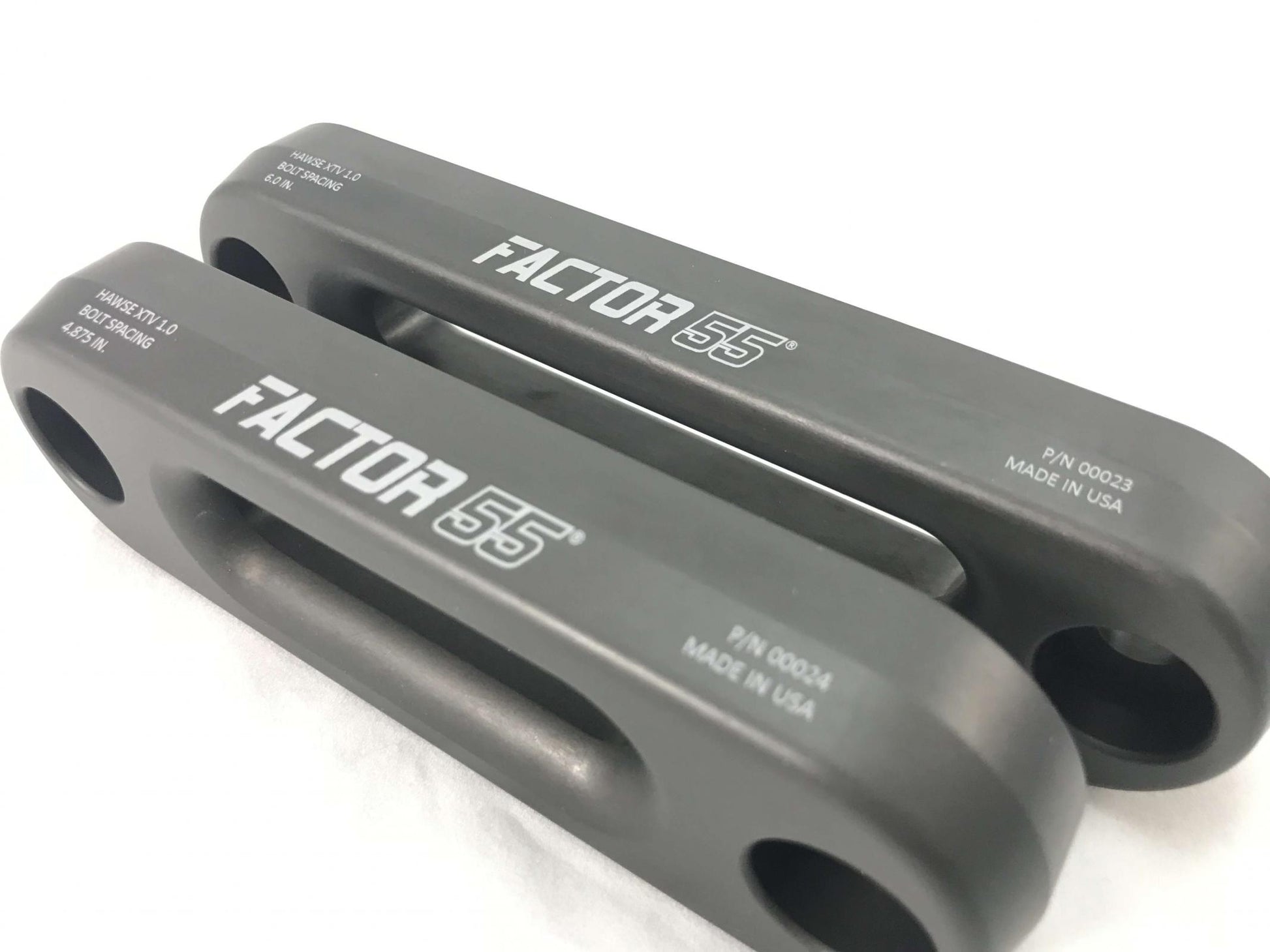 Factor 55 XTV Hawse Fairlead 4.875 Inch Powersports UTV/ATV Gun Metal Gray Factor 55