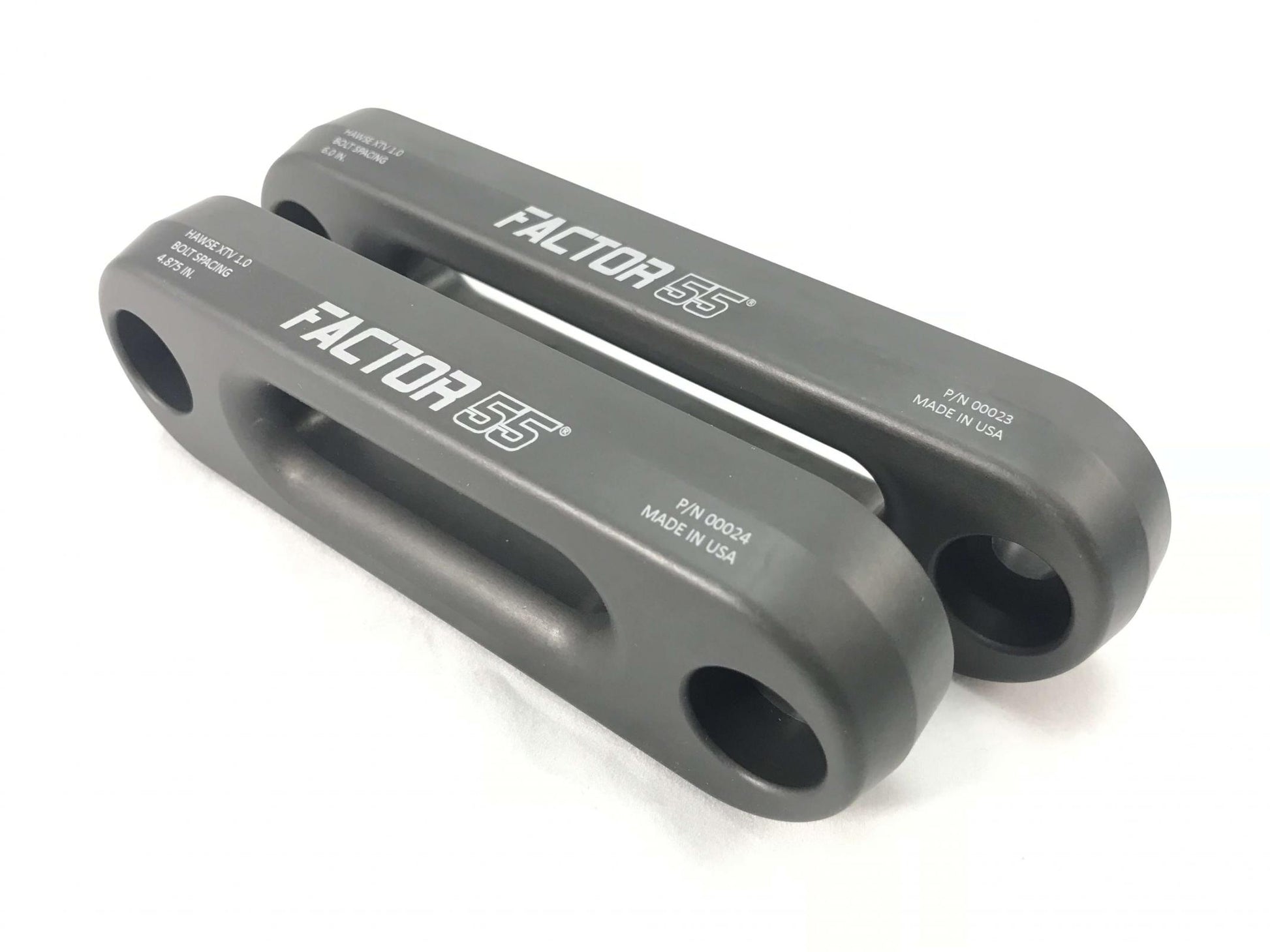 Factor 55 XTV Hawse Fairlead 4.875 Inch Powersports UTV/ATV Gun Metal Gray Factor 55